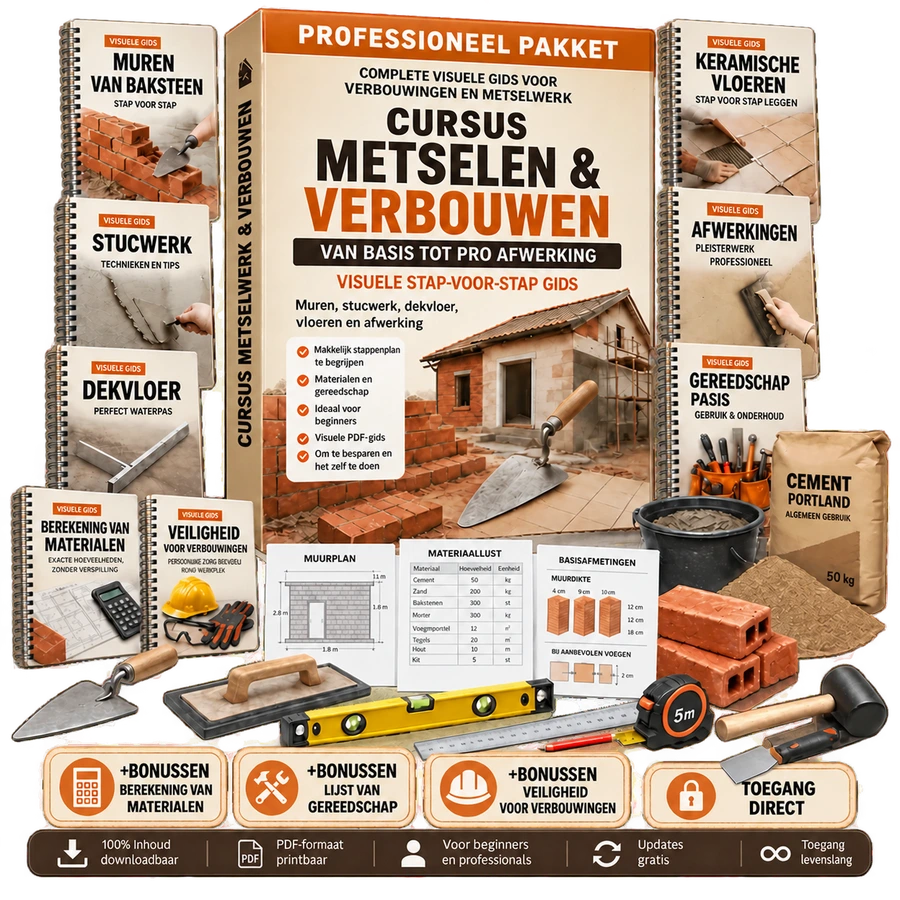 Professionele Kit — Visuele Cursus Metselen & Verbouwen