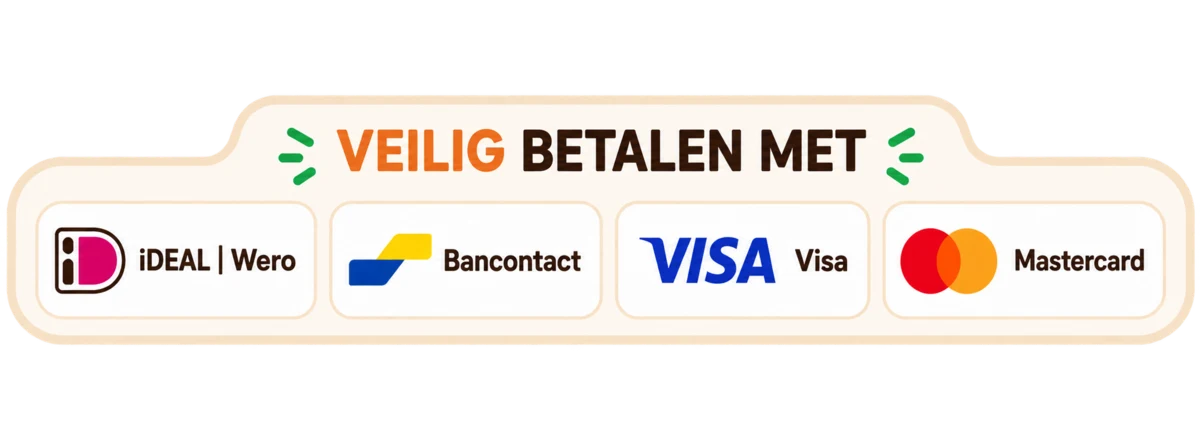 Veilig betalen met iDEAL, Wero, Bancontact, Visa en Mastercard